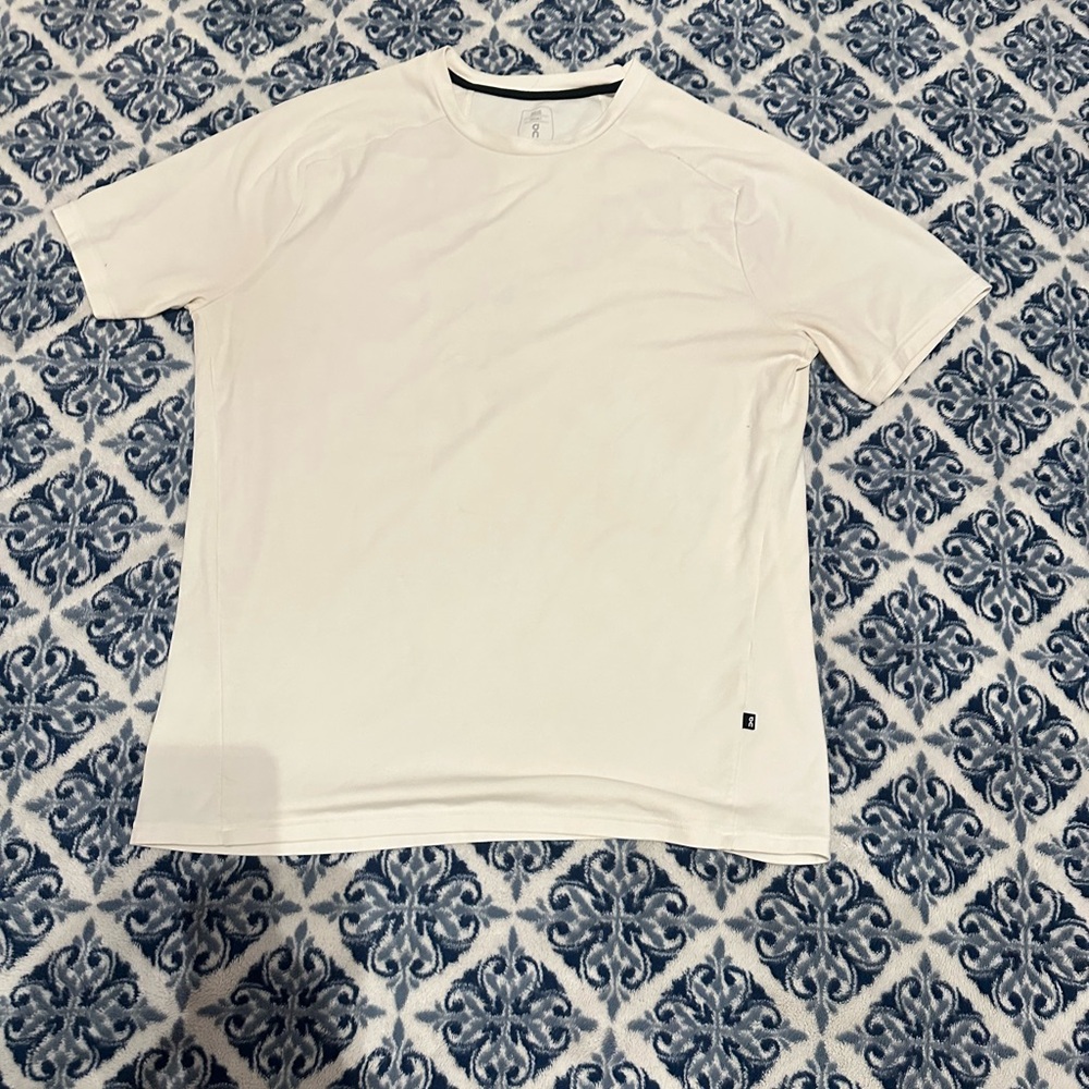 Mens on clouds work out shirt